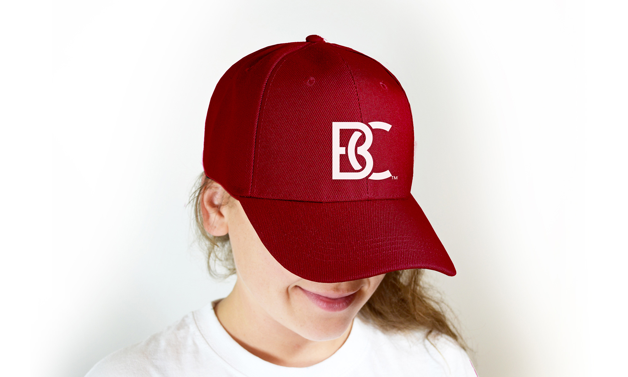 A hat with the new logo.