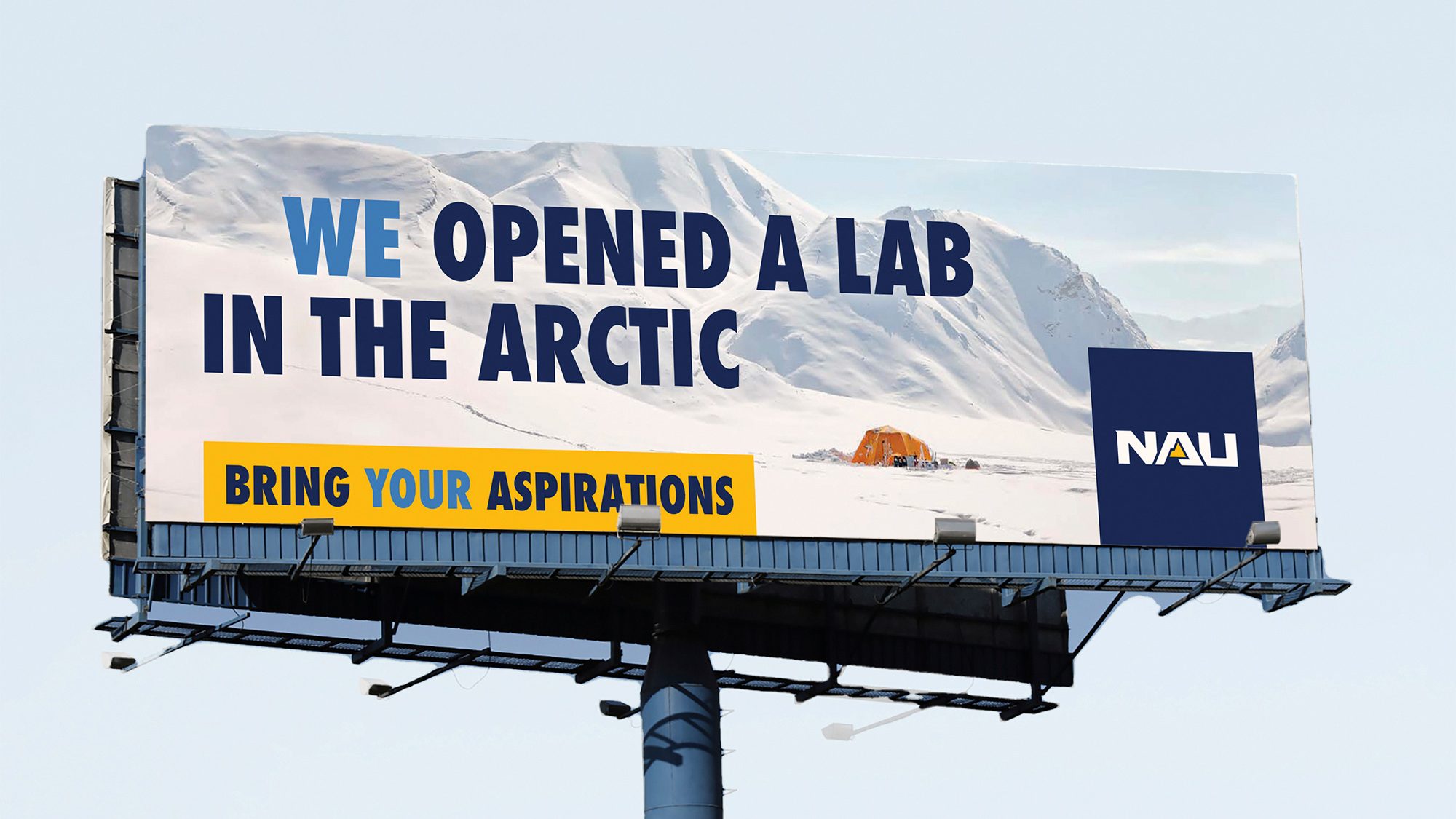 We opened a lab in the arctic.