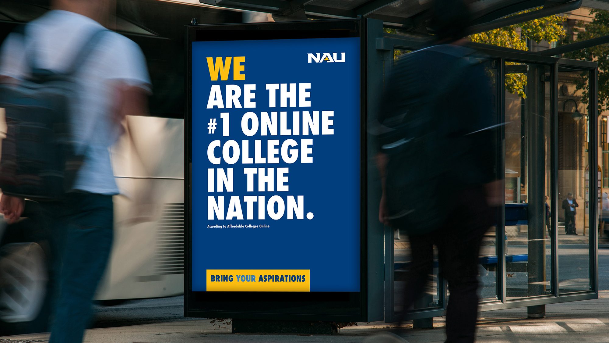 We are the number one online college in the nation.