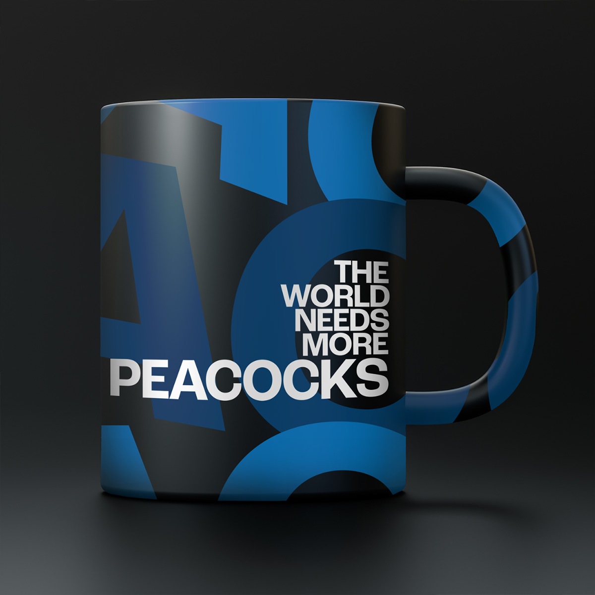 The World Needs More Peacocks mug
